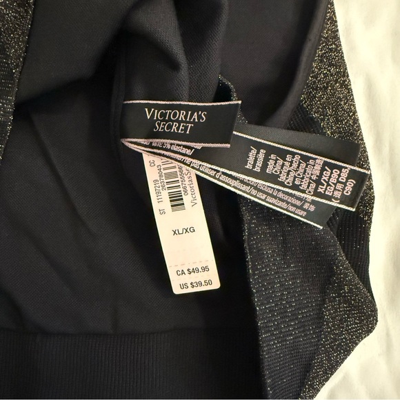 NWT Victoria’s Secret Seamless High-neck Shimmer Sports Bra - Picture 7 of 8